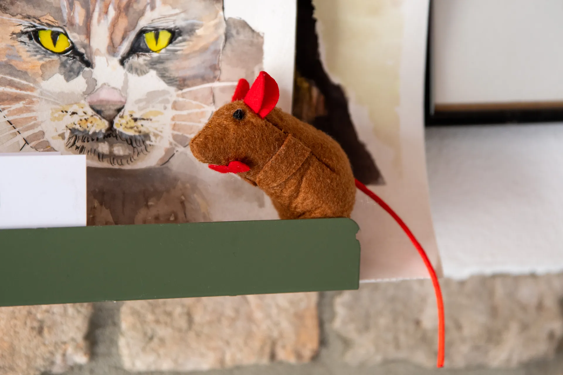 Dettaglio decorativo nel corridoio del B&B Zucchero sui Baffi